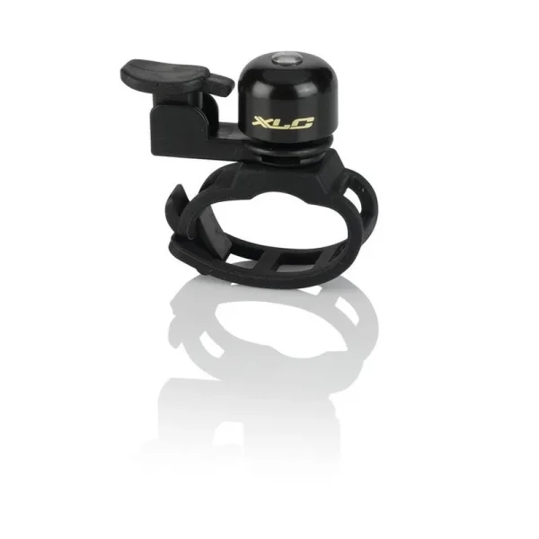 XLC MINITIMBRE DD-M18 NEGRO, Ø21 MM, FIJACIÓN UNIVERSAL