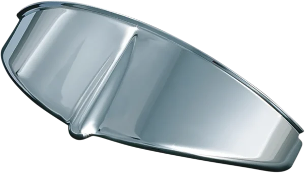 Visera cromada lisa