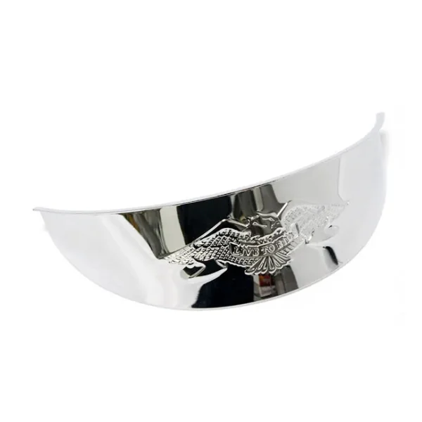 Visera cromada faro central con aguila
