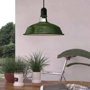 Lampenkap industrieel 'Haven' gat e27 fitting 38 cm